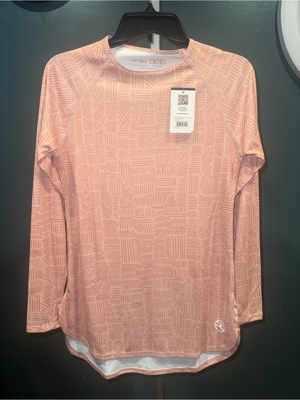 SBC Women’s Long Sleeve Tee in Blush Pink